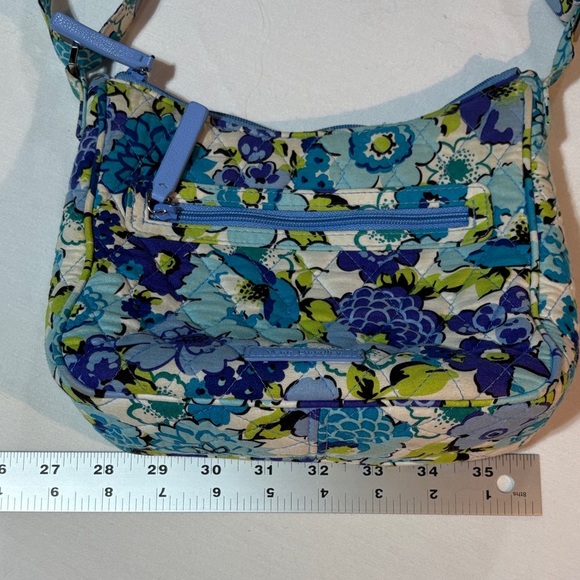Vera Bradley Mini Crossbody Shoulder Purse Bag Blueberry Blossom Retired GC - Picture 8 of 13